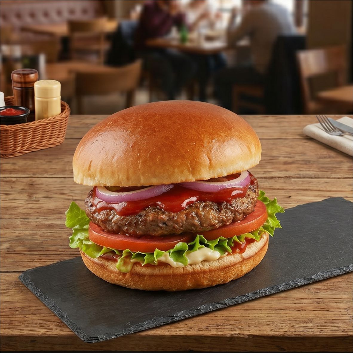 Et Burger Menü